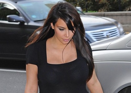 Kim Kardashian Went See-Through