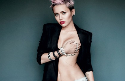 Miley Cyrus Topless In V Magazine Pictures Are Out Of This World