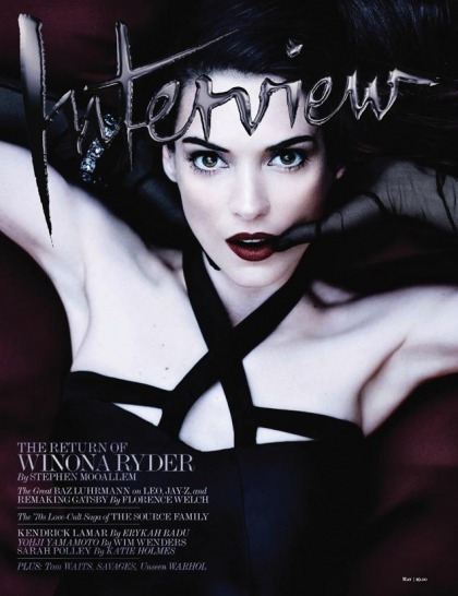 Winona Ryder on the cover of Interview magazine: stunning or dated?