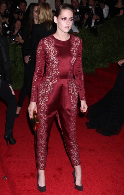 Kristen Stewart in a Stella McCartney onesie at the Met Gala: the pinnacle of awful?