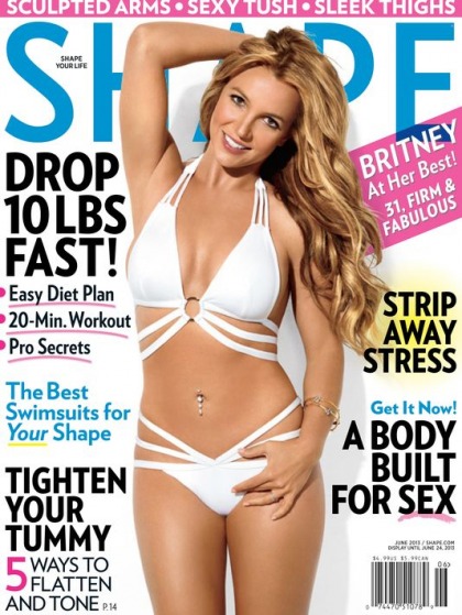 Britney Spears dons bikini for Shape Mag, admits that she's on Nutrisystem