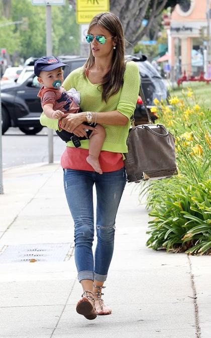 Alessandra Ambrosio: Mommy Duty in Santa Monica