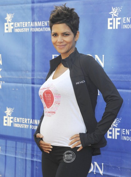 Halle Berry shows off her big baby bump, discusses her Mother's Day plans