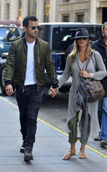 Jennifer Aniston and Justin Theroux: Big Apple Lovers