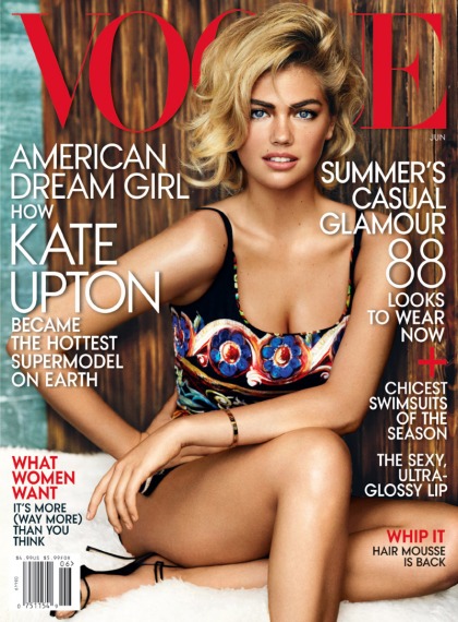 SI Covergirl Kate Upton in Vogue