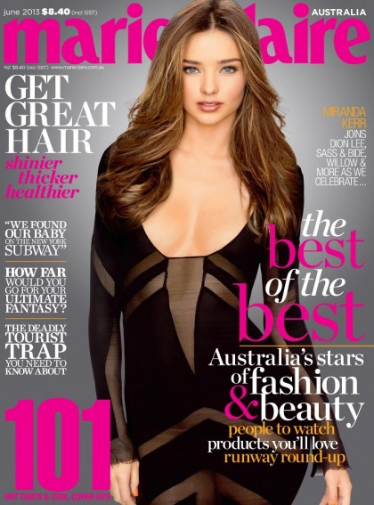 Miranda Kerr in a revealing dress on the Marie Claire cover: tacky or sexy?