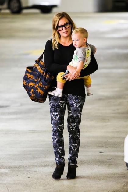 Hilary Duff's Busy Wednesday with Luca