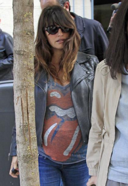 Penelope Cruz: Baby Prep in Madrid