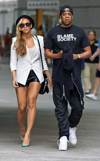 Beyonce Knowles & Jay-Z: Battery Park Pals