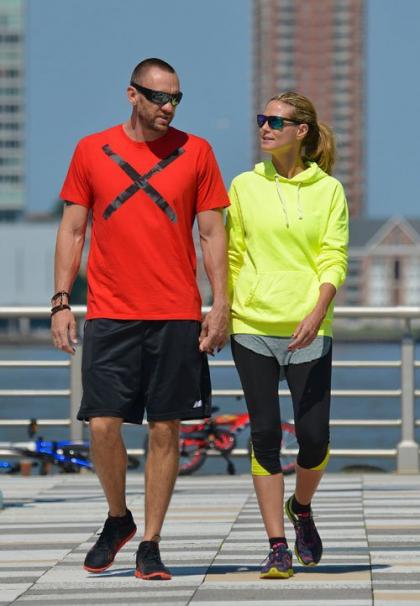 Heidi Klum & Martin Kristen: NYC Jogging Pair