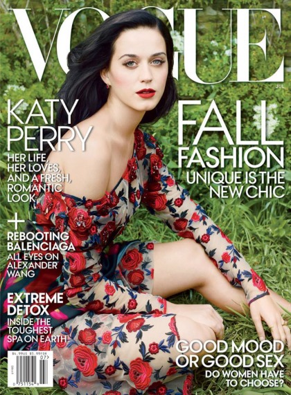 Katy Perry covers Vogue in rosy Rodarte: lovely & deserved or odd choice?