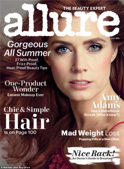 Amy Adams claims her Lois Lane is 'a little chubby' & 'perfect isn't normal'