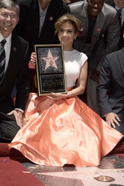 Jennifer Lopez Earns her Star on the Hollywood Walk of Fame