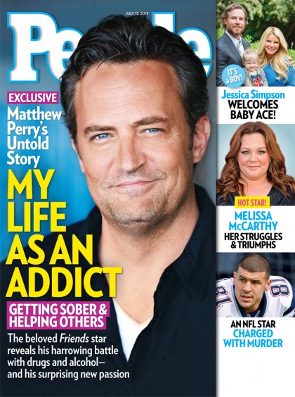 Matthew Perry covers People: I can help people because 'I screwed up so often'