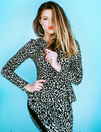 Amber Heard in a splashy Bullett mag shoot: gorgeous or cheap looking?