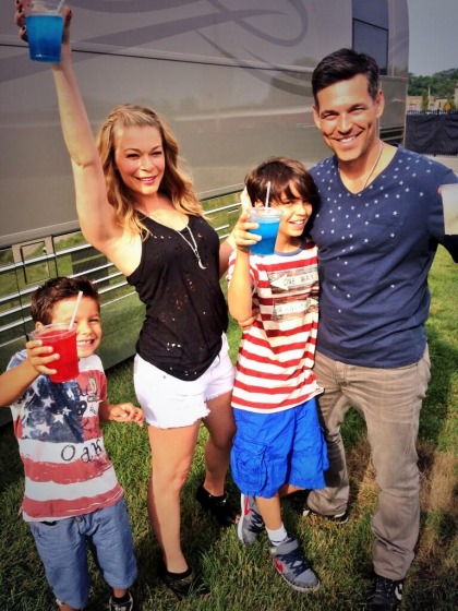 LeAnn Rimes celebrated Independence Day by tweeting pics of her Bonus Sons