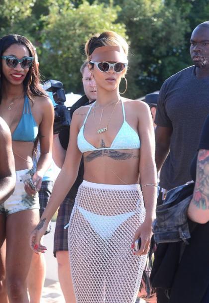 Rihanna: Beach Babe in Poland