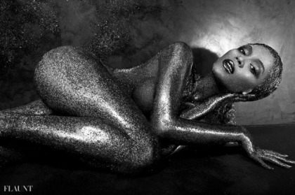 Beyonce Gets Glitter Bombed in Flaunt
