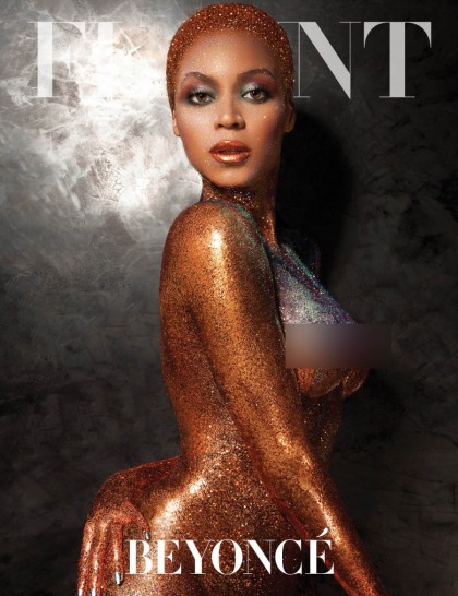 Beyonce's glitter-bombed Flaunt Mag pictorial: crazy, awful and/or amazing'