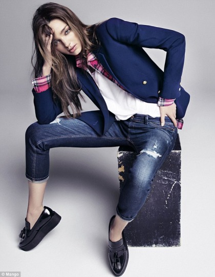 Miranda Kerr new Fall '13 Mango ads are supposedly 'gritty & punk?: for real'