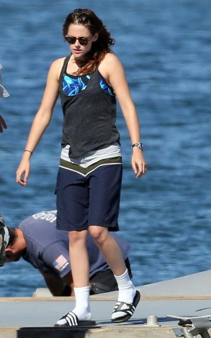 Kristen Stewart: 'Camp X-Ray' Camouflage Cutie
