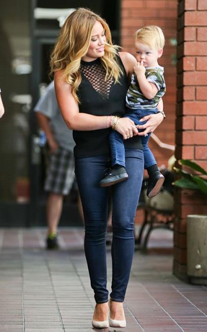 Hilary Duff: Proud Mama at Babies First Class