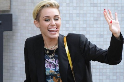 Miley Cyrus' Sweet Tongue Action