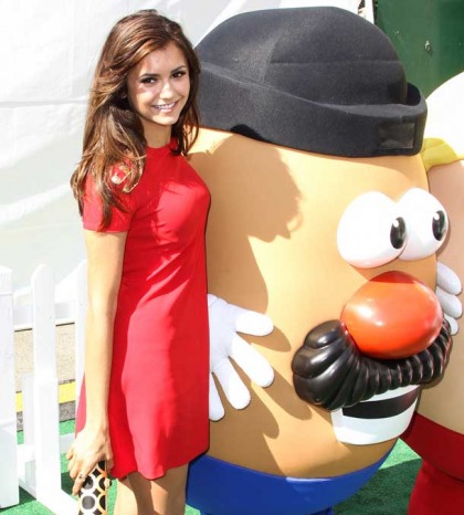 Nina Dobrev Gets It On With Mr. Potato Head!