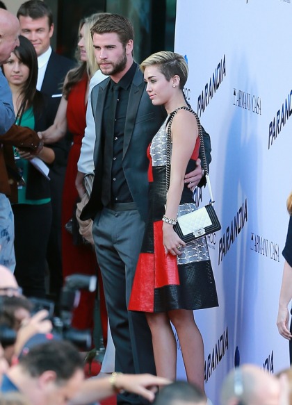 Miley Cyrus in Proenza Schouler at the 'Paranoia' premiere: cute or fug'