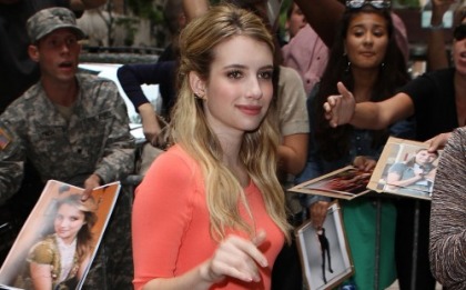 Emma Roberts Tried to Cut in Line