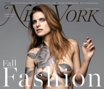 Lake Bell Poses Nude on Cover of New Yorker