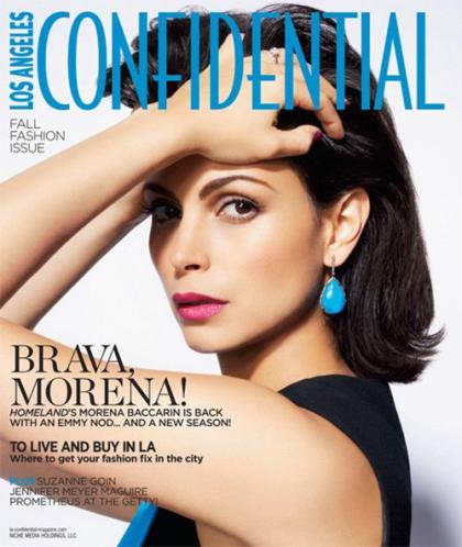 Morena Baccarin Fronts Los Angeles Confidential September 2013 