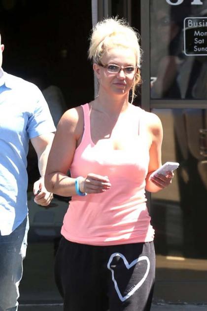 It's Britney, Itch! The Pop Superstar Shows Off Some Scratches