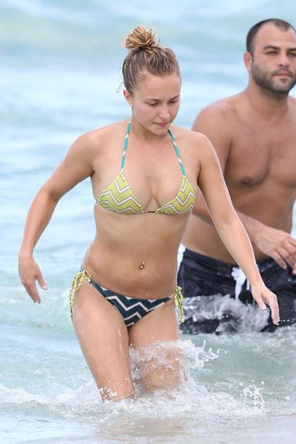 Hayden Panettiere: Bikini Babe in Miami Beach
