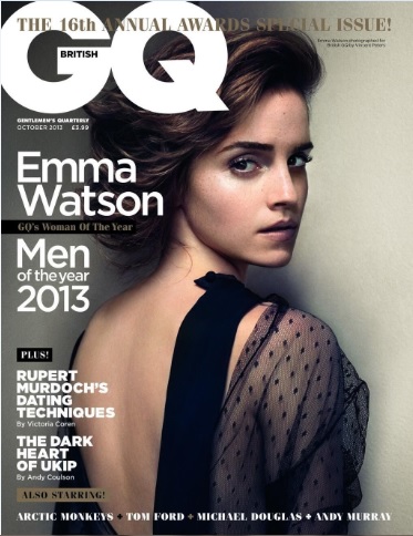 Emma Watson GQ Magazine UK October 2013
