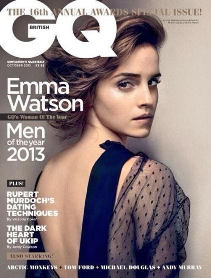 Emma Watson in British GQ October 2013: 