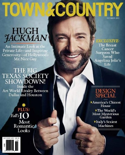 Furry Hugh Jackman covers Town & Country: would you  hit it, always & forever?