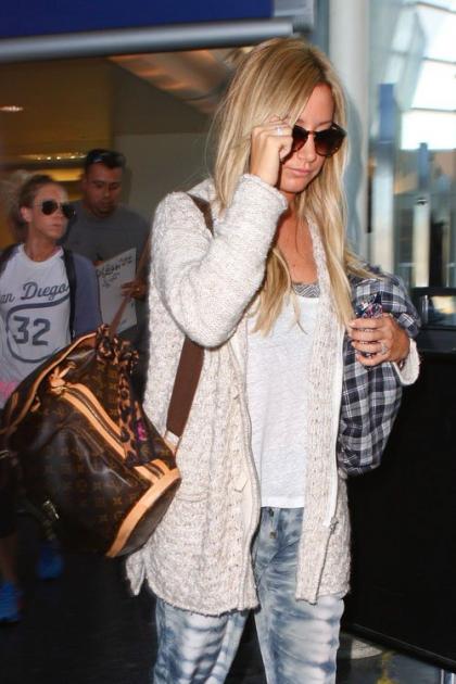 Newly Engaged Ashley Tisdale Focuses on Fashion and Her Fiancee in NYC