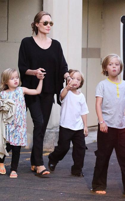 Angelina Jolie: Bowling with the Kiddos Down Under   
