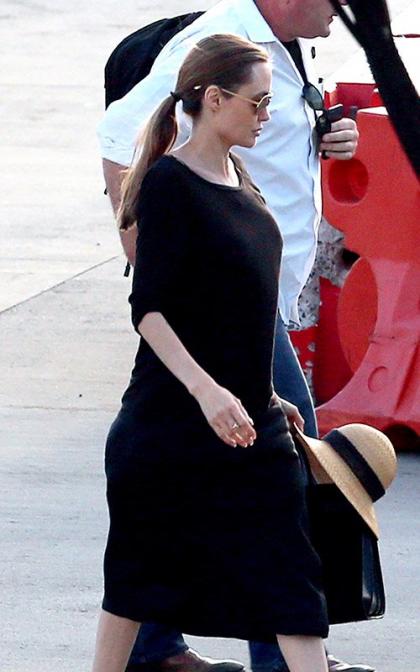 Angelina Jolie Scouts the Land Down Under