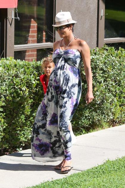Halle Berry: Pretty and Preggers with Nahla