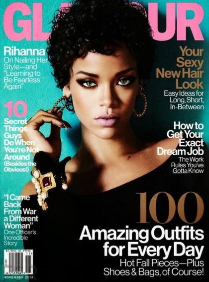 Rihanna covers Glamour with her natural hair: gorgeous or uninspired?