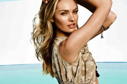 Candice Swanepoel Doing What She Does Best