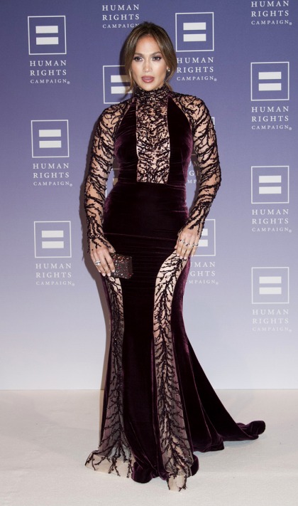 Jennifer Lopez in Zuhair Murad for HRC 'ally for equality' award: hot or ridic'