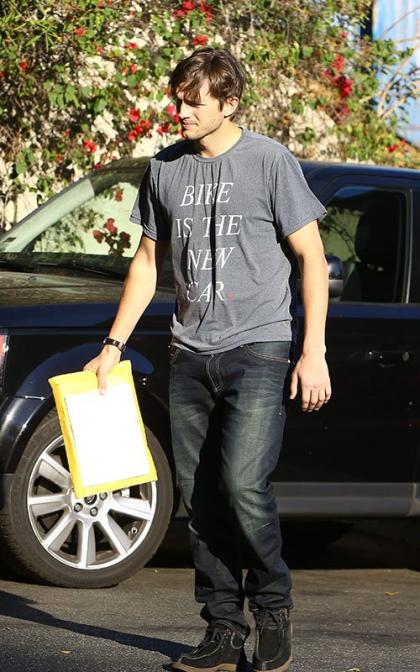 Ashton Kutcher Takes Care of Business in Hollywood