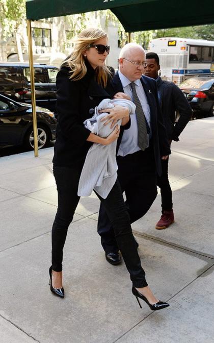 Ivanka Trump Brings Her Baby Bundle to the Doctor's Office