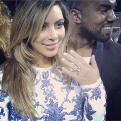 Kanye West proposed to Kim Kardashian in San Francisco last night, her 33rd b-day