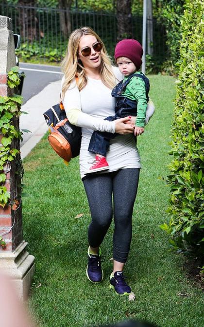 Hilary Duff Goes to Babies Class in Beverly Hills