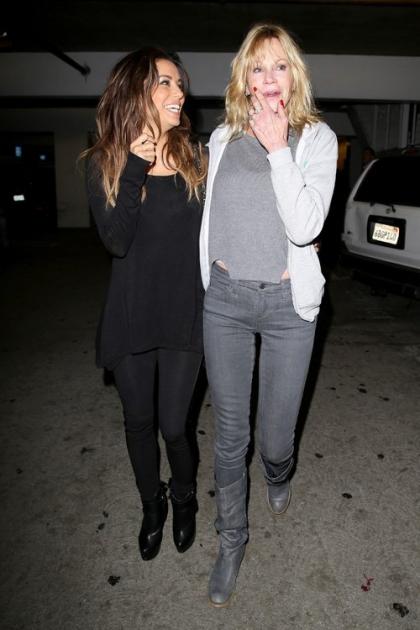 Eva Longoria and Melanie Griffith Go out for a Girls' Night