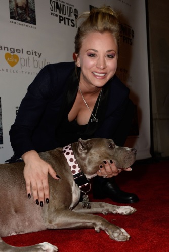 Kaley Cuoco Cleavy In Stand Up For Pits Charity Fundraising Comedy Night
